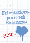 Bravo pour ta r&eacute;ussite scolaire !